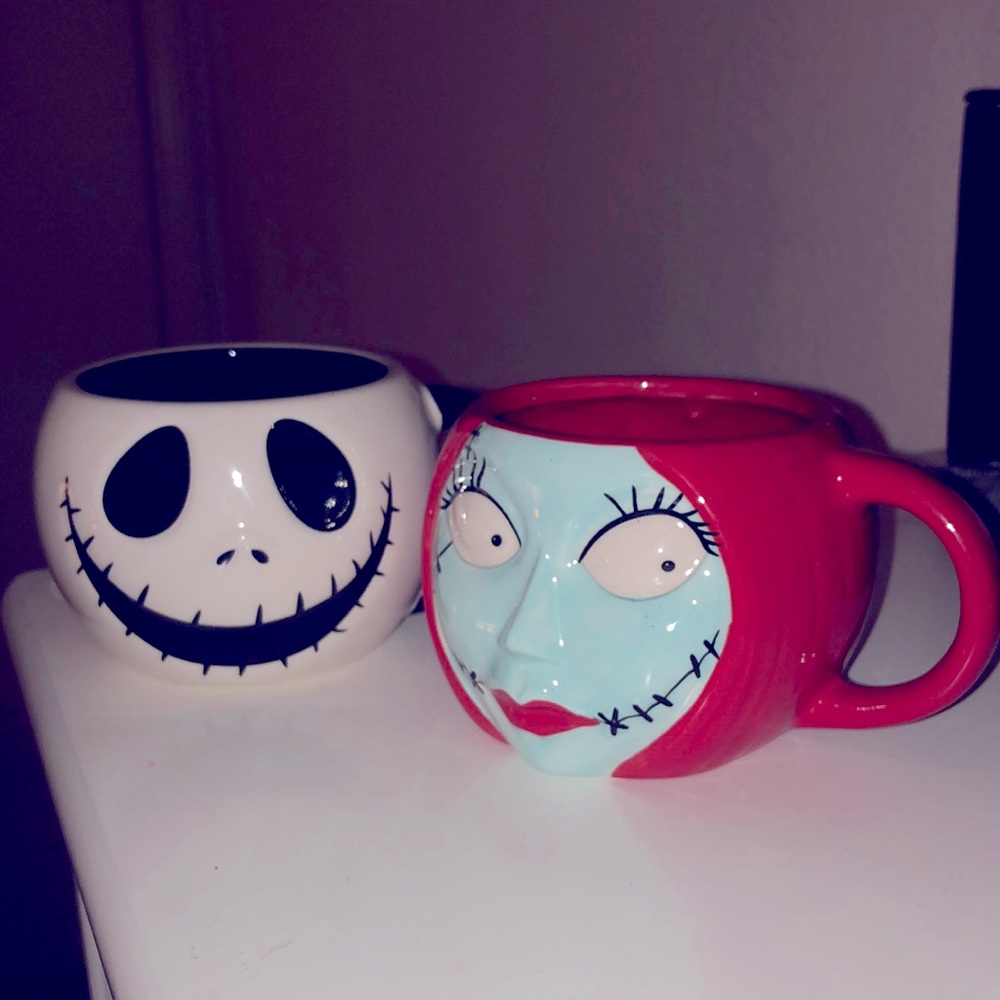 Nightmare before Christmas coffee cup set!